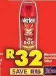 Shoprite Mortein - multi insect killer offer