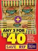 Shoprite Polana - spaghetti/macaroni pasta offer
