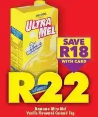 Shoprite Danone - ultra mel vanilla flavoured custard offer