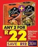 Shoprite Robertsons - rajab curry powder offer