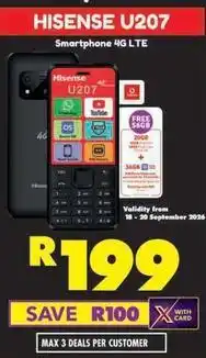 Shoprite Hisense - smartphone 4g lte offer