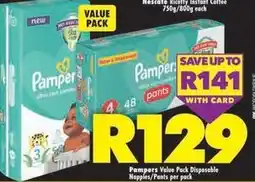 Shoprite Pampers - value pack disposable nappies offer