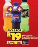 Shoprite Pepsi - pepsi zero sugar / mountain dew / mirinda soft drink offer