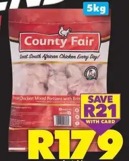 Shoprite County fair - chicken mixed portions with brin offer