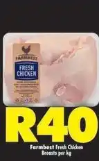 Shoprite Fresh chicken breasts per kg offer