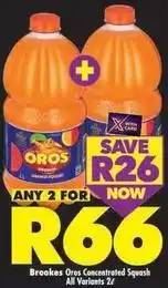 Shoprite Oros - concentrated squash offer