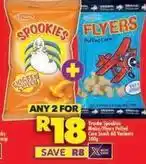 Shoprite Cars - spookies maize/flyers puffed corn snack offer