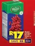Shoprite Rhodes - fruit nectar blend all variants offer