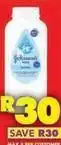 Shoprite Johnson's - baby powder offer