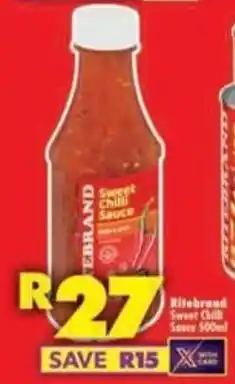 Shoprite Ritebrand Sweet Chili Sauce offer