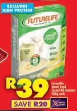 Shoprite Futurelife Smart Food Cereal All Variants offer