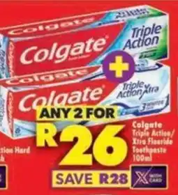 Shoprite Colgate Triple Action offer