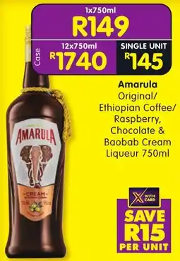 Shoprite Amarula Cream offer