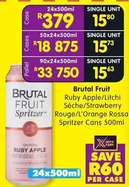 Shoprite Brutal Fruit Spritzer offer