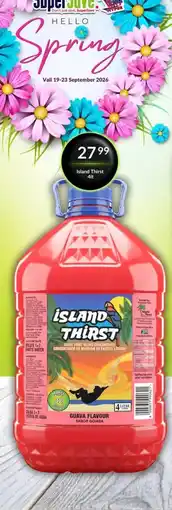 Super Save Island Thirst offer