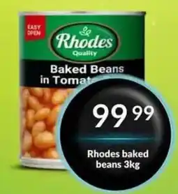 Super Save Rhodes baked beans offer