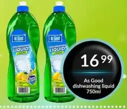 Super Save As Good dishwashing liquid offer