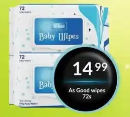 Super Save As Good wipes offer