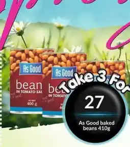 Super Save As Good baked beans offer