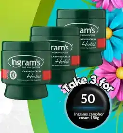 Super Save Ingram's camphor cream offer