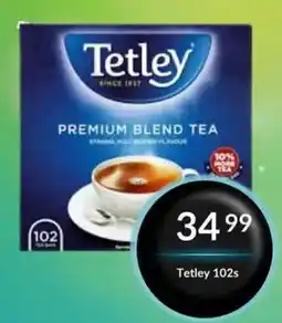Super Save Tetley Premium Blend Tea offer