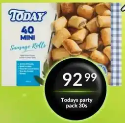 Super Save Today Mini Sausage Rolls offer