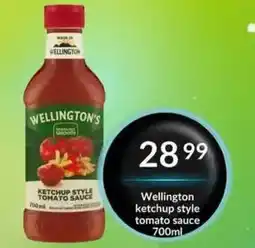Super Save Wellington's ketchup style tomato sauce offer