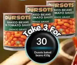 Super Save Dusots baked beans offer