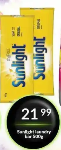 Super Save Sunlight laundry bar offer