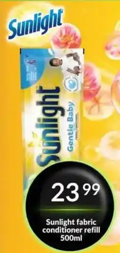 Super Save Sunlight fabric conditioner refill offer