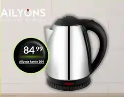 Super Save Ailyons kettle 304 offer