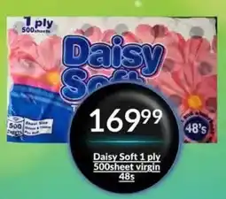 Super Save Daisy Soft 1 ply 500sheet virgin offer