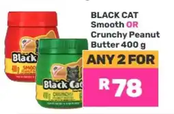 Game Black Cat Smooth OR Crunchy Peanut Butter 400 g offer