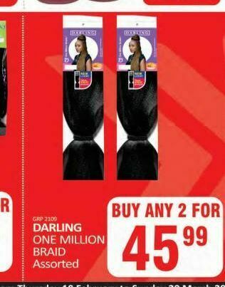 Darling one million braid assorted