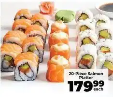 20-piece salmon platter