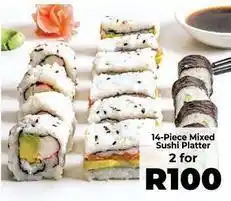 Food Lover's Market 14-piece mixed sushi platter offer