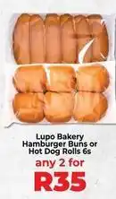 Food Lover's Market Hamburger buns or hot dog rolls 6s offer