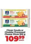 Food Lover's Market Clover - gouda or cheddar processed cheese slices offer
