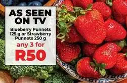 Food Lover's Market Blueberry punnet or strawberry punnet offer