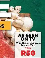 Food Lover's Market White button mushroom punnet offer