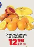 Food Lover's Market Oranges, lemons or grapefruit offer