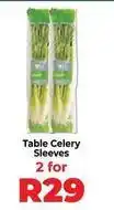 Food Lover's Market Table celery sleeves offer