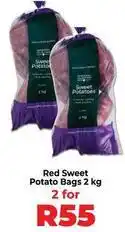 Food Lover's Market Red sweet potato bags offer