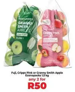 Food Lover's Market Apple - fuji, cripps pink or granny smith econopacks offer