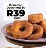 Food Lover's Market Cinnamon doughnuts offer