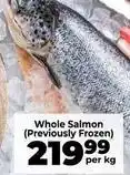 Food Lover's Market Frozen - whole salmon (previously ) offer