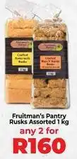 Food Lover's Market Rusk assorted 1 kg offer