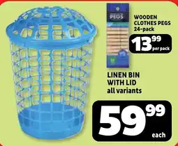Usave LINEN BIN WITH LID offer