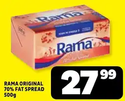 Usave Rama Original 70% Fat Spread offer
