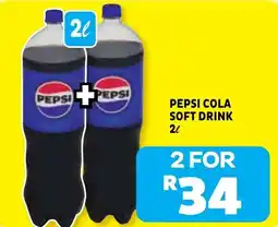 Usave PEPSI COLA SOFT DRINK offer